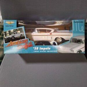 Ertl American Graffiti Limited Edition 58 Chevrolet Impala 1/18 scale Die-cast r